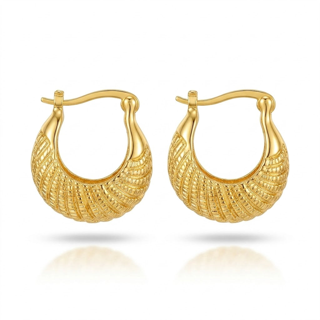 Rich fish earrings