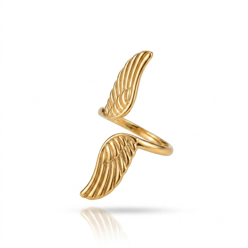 Sparrow Gold Wing Ring